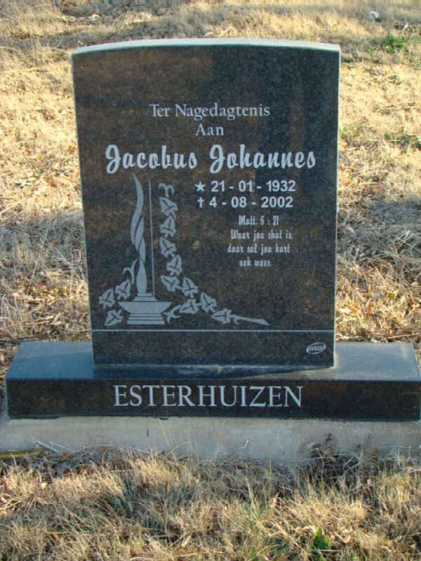 ESTERHUIZEN Jacobus Johannes 1932-2002
