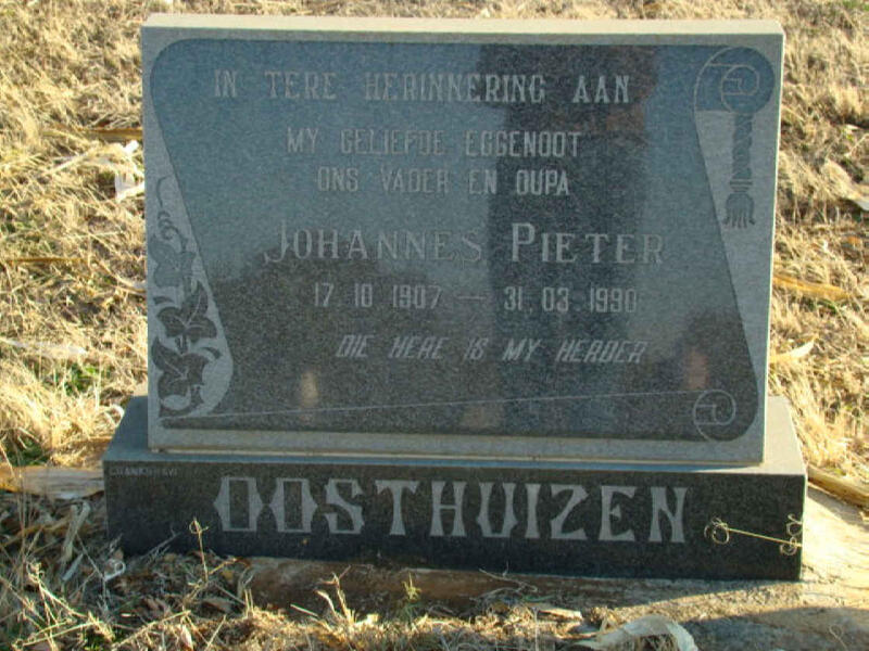 OOSTHUIZEN Johannes Pieter 1907-1990