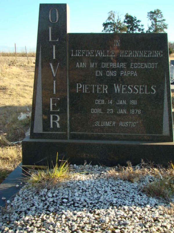 OLIVIER Pieter Wessels 1911-1976