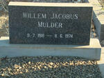 MULDER Willem Jacobus 1918-1974