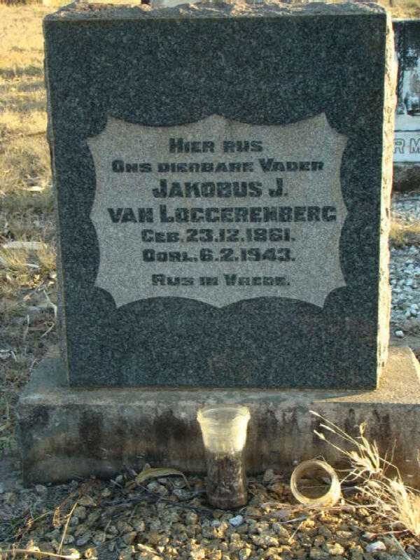 LOGGERENBERG Jakobus J., van 1861-1943