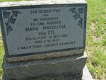 ZYL Maria Magdalena, van nee DU PLOOY 1886-1945