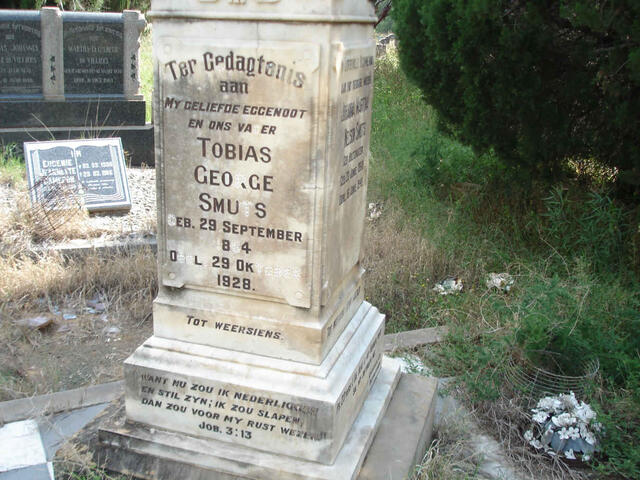 SMUTS Tobias George 1834-1928