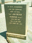 FURSTENBURG Jan Pieter Albertus 1910-1948