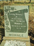 MOHALE Piet Sephetsi  -1945