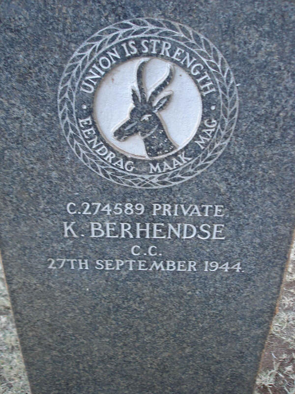 BERHENDSE K. -1944