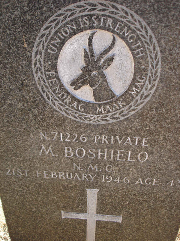 BOSHIELO M. -1946
