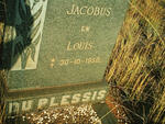 PLESSIS Jacobus, du 1958-1958 :: PLESSIS Louis, du 1958-1958