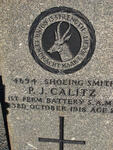 CALITZ P.J. -1918