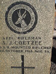 COETZEE S.J. -1918