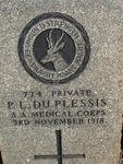 PLESSIS P.L., du -1918