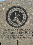 GELDENHUYS J.A. -1917