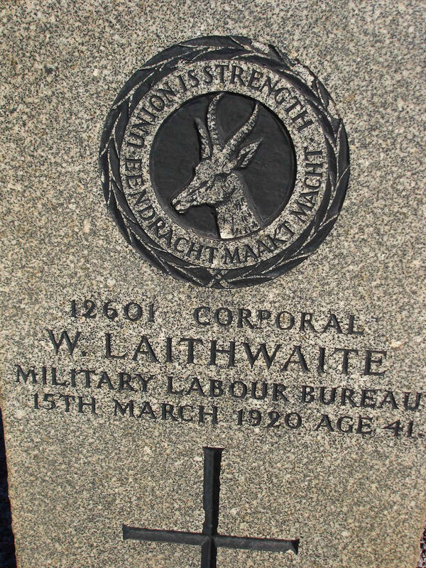 LAITHWAITE W. -1920