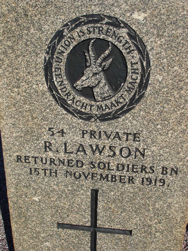 LAWSON R. -1919