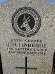 LINDEQUE J.H. -1918