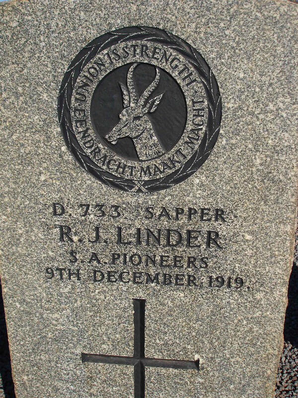 LINDER R.J. -1919