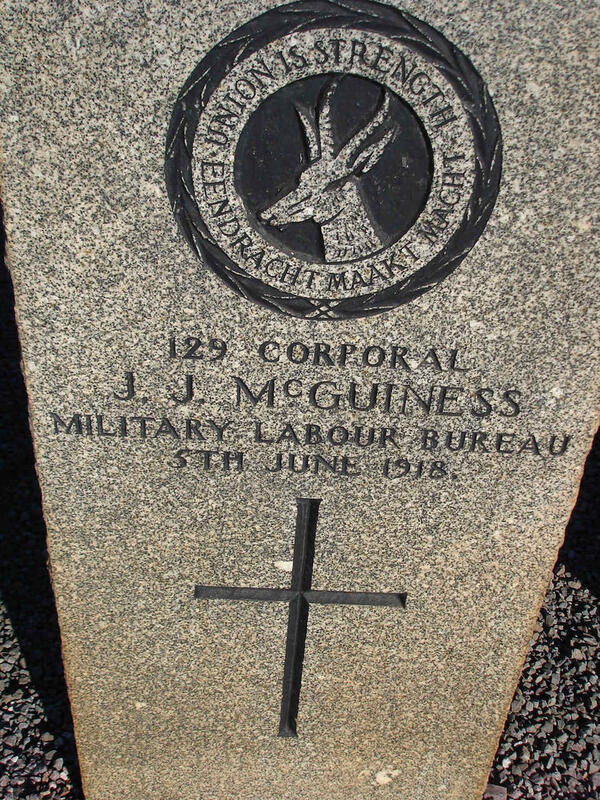 McGUINESS J.J. -1918