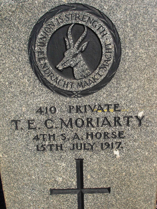 MORIARTY T.E.C. -1917