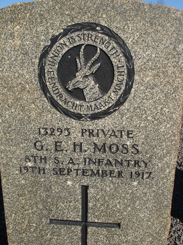 MOSS G.E.H. -1917