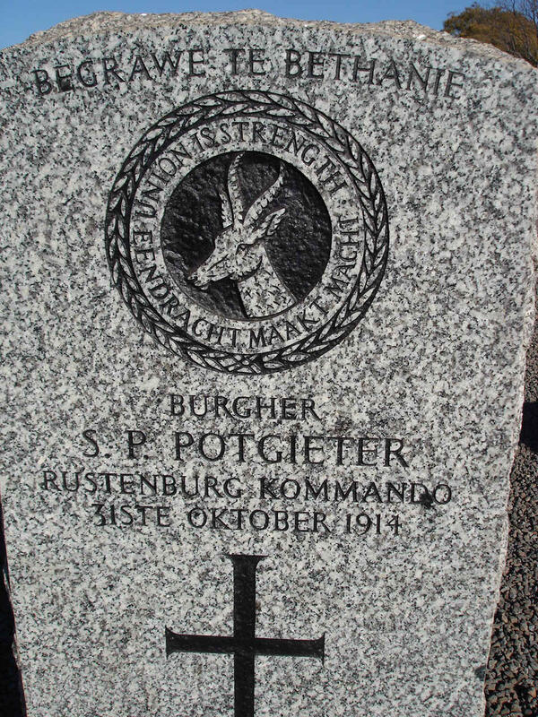 POTGIETER S.P. -1914
