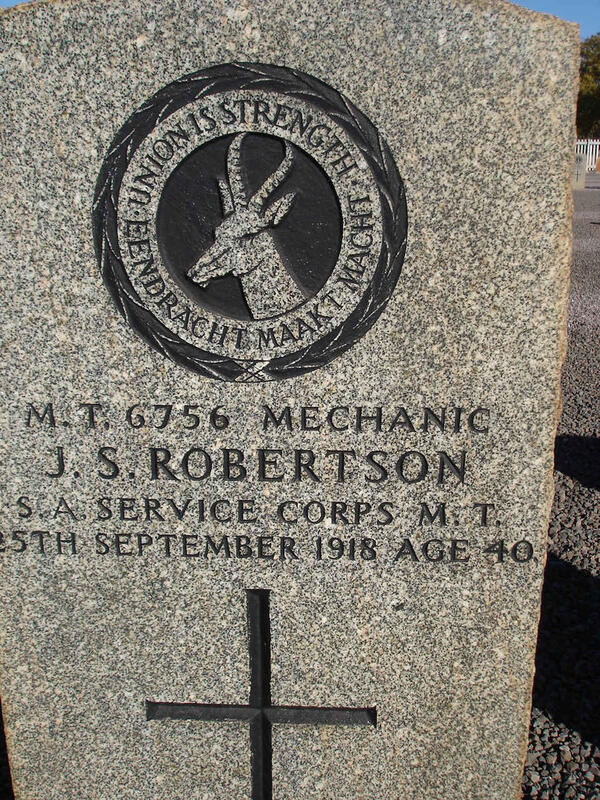 ROBERTSON J.S. -1018