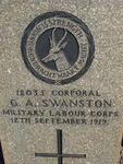 SWANSTON G.A. -1919