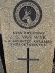 WYK J.G., van -1918