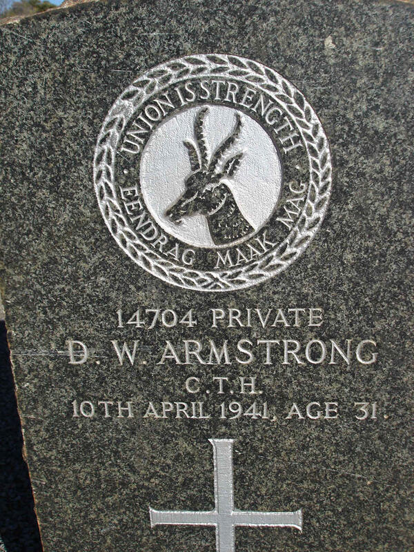 ARMSTRONG D.W. -1941