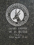 BUBB W.H. -1941
