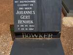 BOWKER Johannes Gert Hendrik 1933-1982