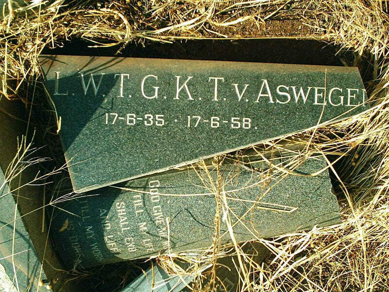 ASWEGEN L.W.T.G.K.T., van 1935-1958