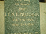 PRETORIUS N.F. 1934-1954