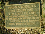 MERWE Johannes Cornelius, van der 1957-1964