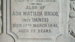 HIGGO Ada Matilda nee DANCE -1941