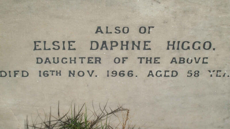 HIGGO Elsie Daphne -1966