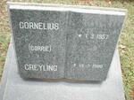 GREYLING Cornelius 1957-1980