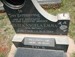 FICK Eliza Angela Emma nee MATHEE 1906-1964