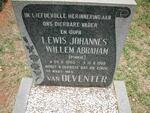 DEVENTER Lewis Johannes Willem Abraham, van 1903-1968