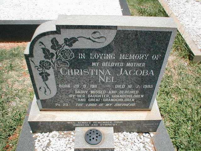 NEL Christina Jacoba 1911-1985