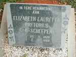 PRETORIUS Elizabeth Lauretta nee SCHEEPERS 1928-1989