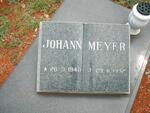 MEYER Johann 1948-1992