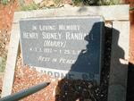 HORNE Henry Sidney Randall 1897-1973