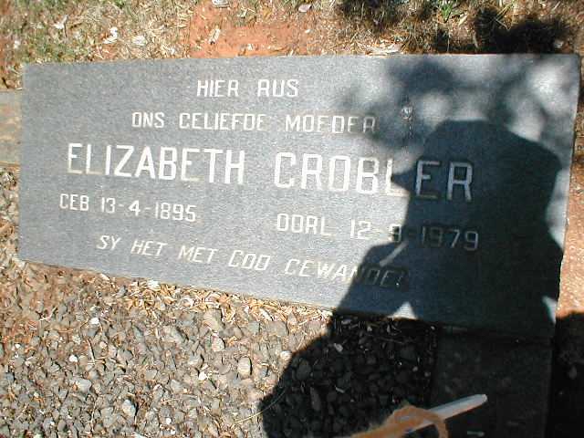 GROBLER Elizabeth 1895-1979