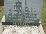 MARITZ Cornelius Johannes 1954-1991