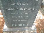 GERBER Jacobus Marthinus 1870-1957