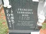 FOURIE Francois Gerhard Wiid 1916-1983