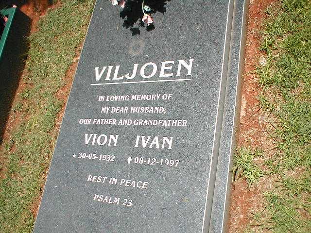 VILJOEN Vion Ivan 1932-1997