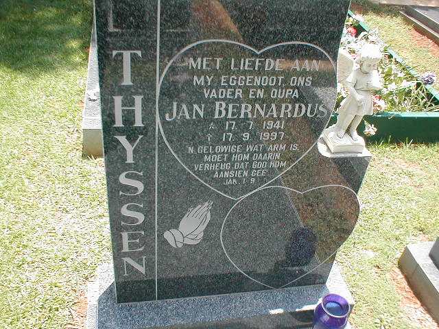THYSSEN Jan Bernardus 1941-1997