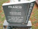 HARTSLIEF Francis 1918-1992