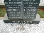 WEPENER Stefanus 1915-1987 & Eleanor 1912-1991